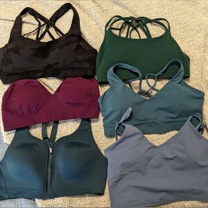 Lot of Athleta Bras
